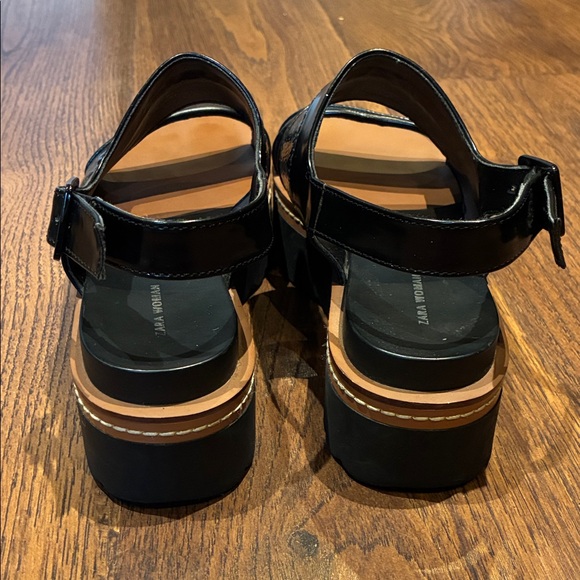 Zara Black and Brown Women's Sandals - Picture 5 of 9